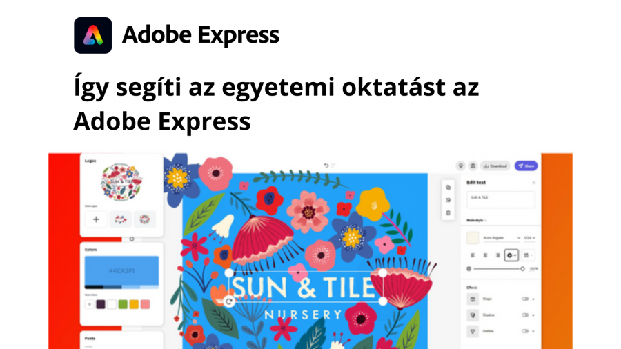 Így Segíti Az Egyetemi Oktatást Az Adobe Express Szoftverhu 3010