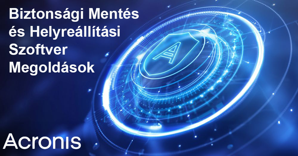 Acronis - biztonsági mentés és helyreállítás