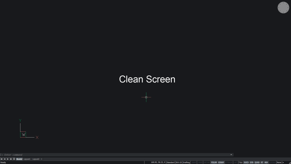 Clean Screen - AutoCAD-ről BricsCAD-re váltás