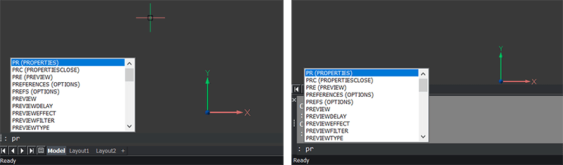 BricsCAD - Parancsok és opciók