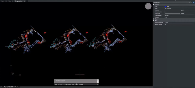 Bricscad Pro v24_Prop_object_limits