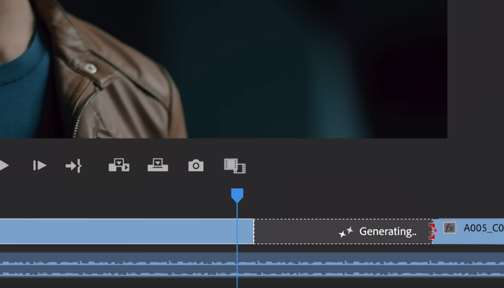 Adobe Premiere Pro – Generatív kiterjesztés