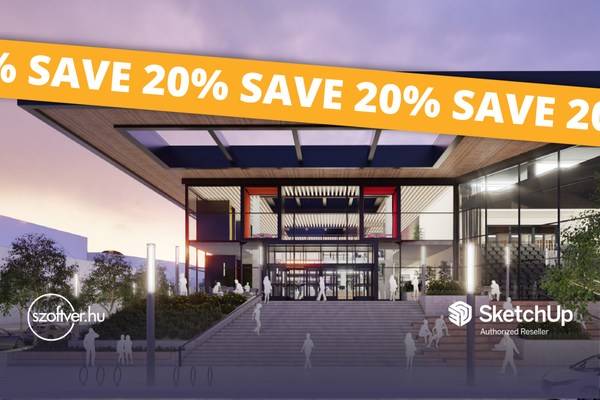 SketchUp kedvezményesen: 20%