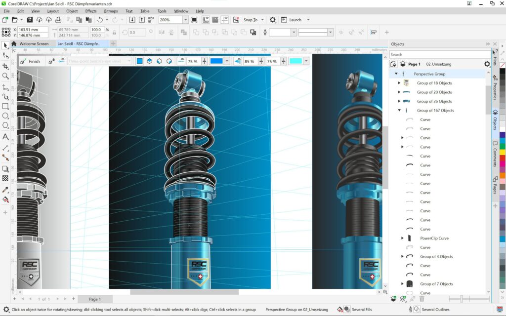 CorelDRAW® Technical Suite -Perspektívák