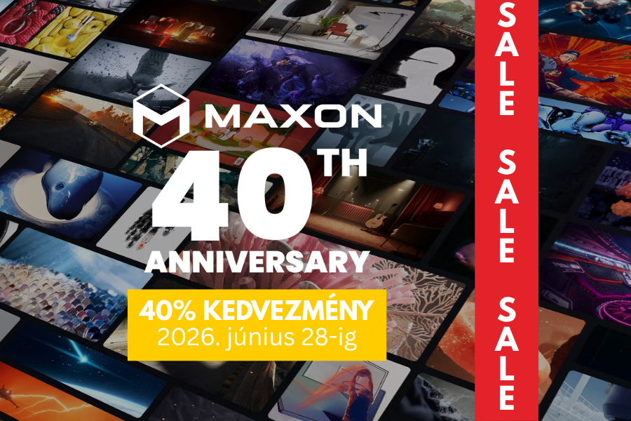 40% kedvezmény Maxon termékekre ezen a héten