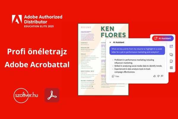 Így készülj a karrieredre - Tökéletes önéletrajz az Adobe Acrobattal!