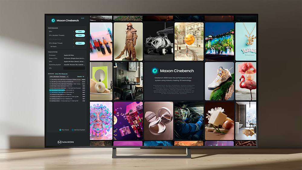 Megjelent a Maxon Cinebench 2026