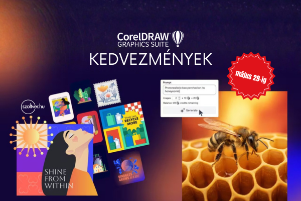 Májusi CorelDRAW Graphics Suite kedvezmények - akár 25%