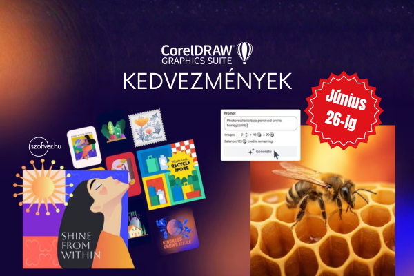 Júniusi CorelDRAW Graphics Suite kedvezmények - akár 25%