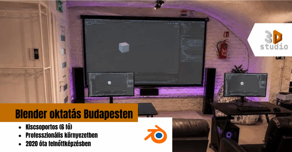 Blender és 3D nyomtatás oktatás Wacomtáblákkal, kis létszámú csoportban