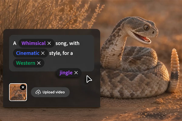 Hanggenerálás az Adobe Firefly új AI eszközeivel: zene, beszéd és hangeffektek